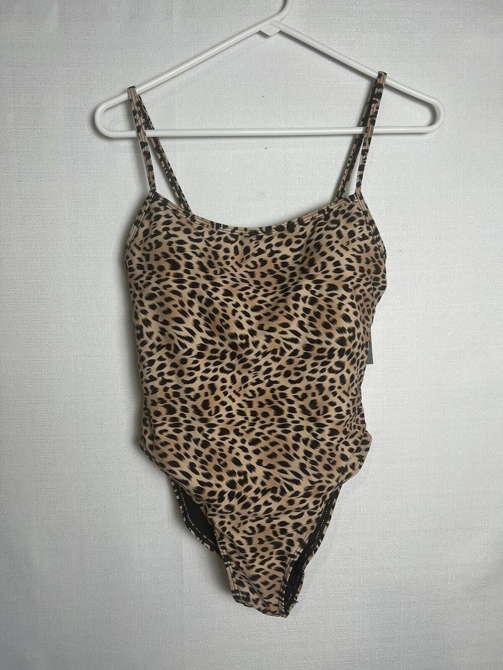 H2OH Colours Sexy One piece Swimsuit Size Xl Cheetah Print Beach Pool